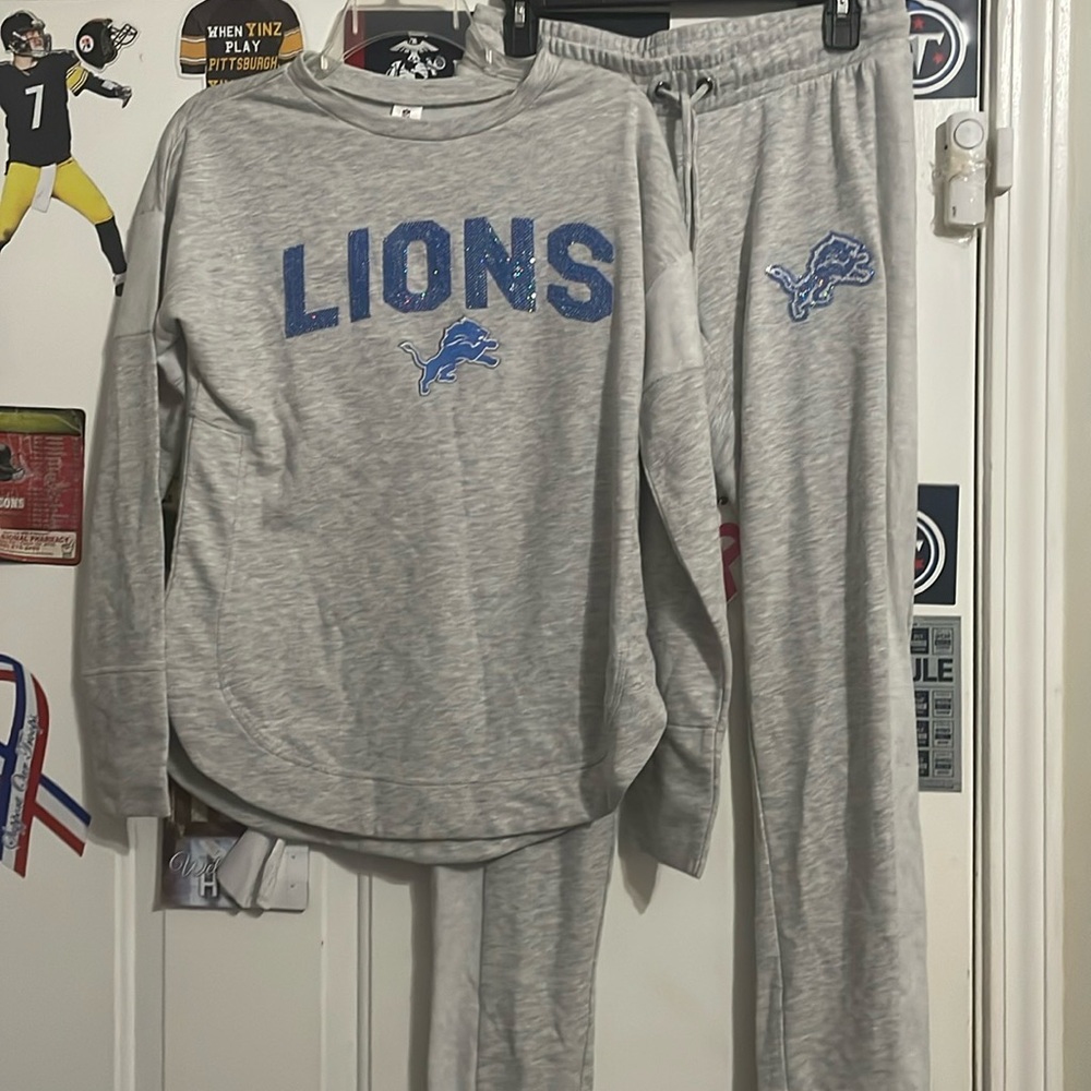 Team Apparel Detroit Lions Sleepwear. Says sleep wear but I would wear it out.